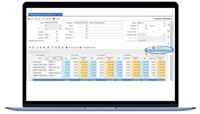 Entersoft Business Suite pentru Producție