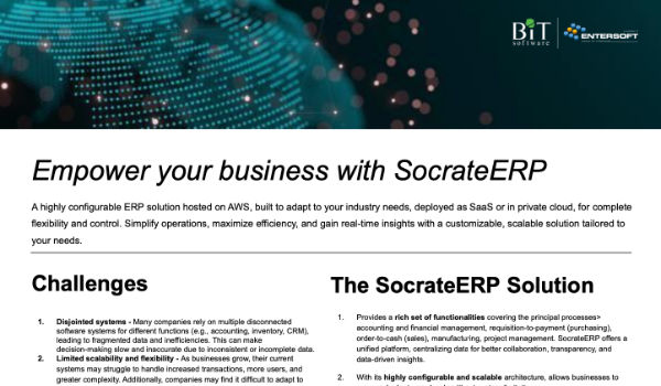 Empower your business with SocrateERP